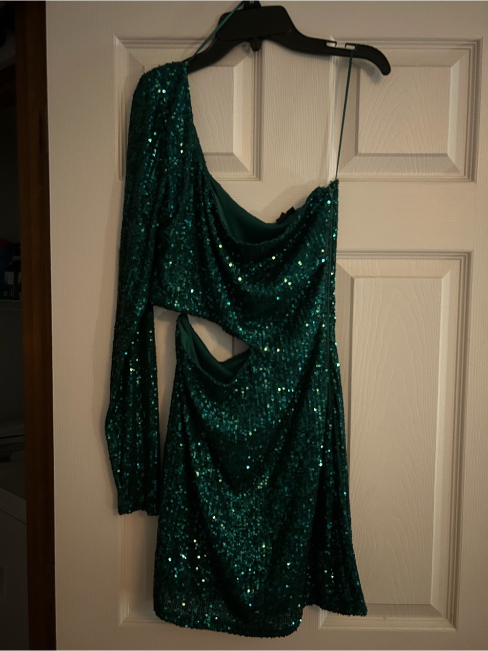 Windsor Teal Sequin Dress Top